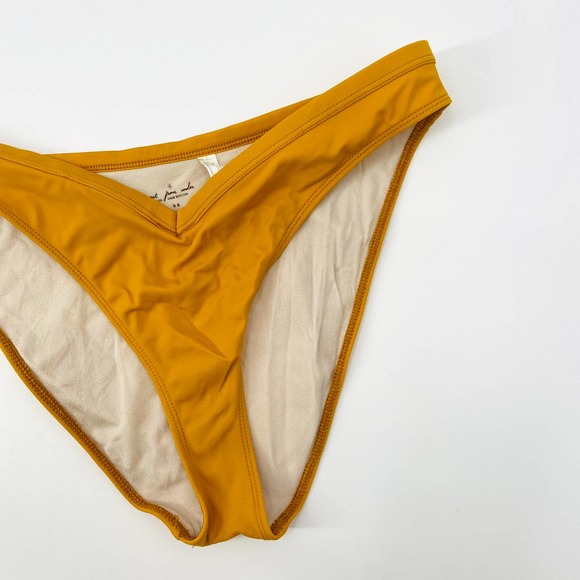 Urban Outfitters out from under M yellow v front bikini bottoms PRICE FIRM - Picture 2 of 5